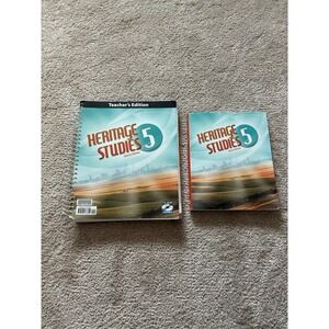 BJU Heritage Studies Gr 5 Teacher's‎ Edition w/ CD, Student Book